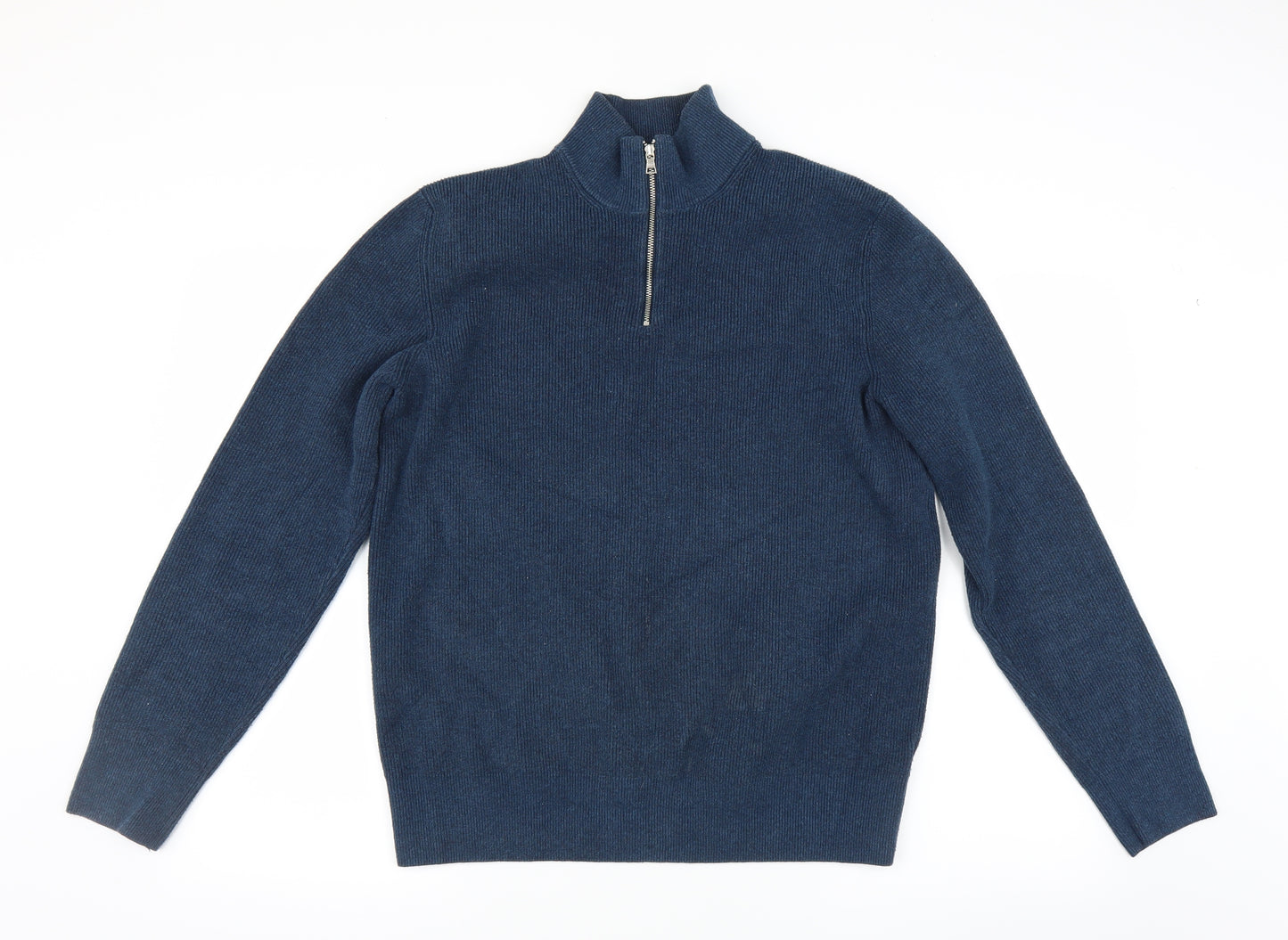 Marks and Spencer Mens Blue   Pullover Jumper Size L