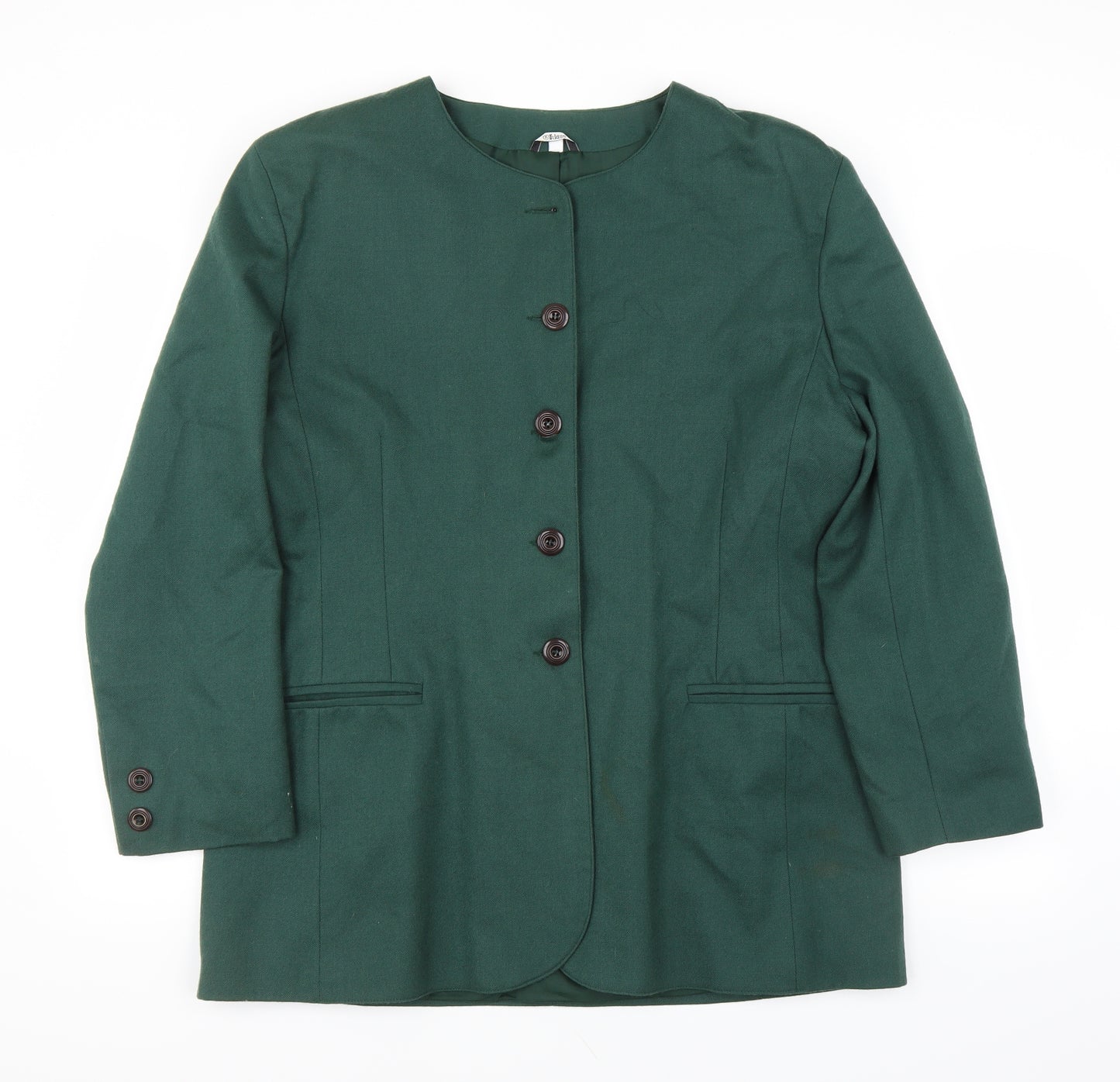 Klass Womens Green   Jacket Suit Jacket Size 18