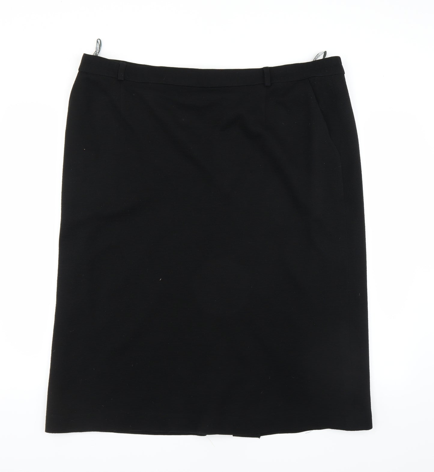 Preworn Womens Black   Straight & Pencil Skirt Size 22