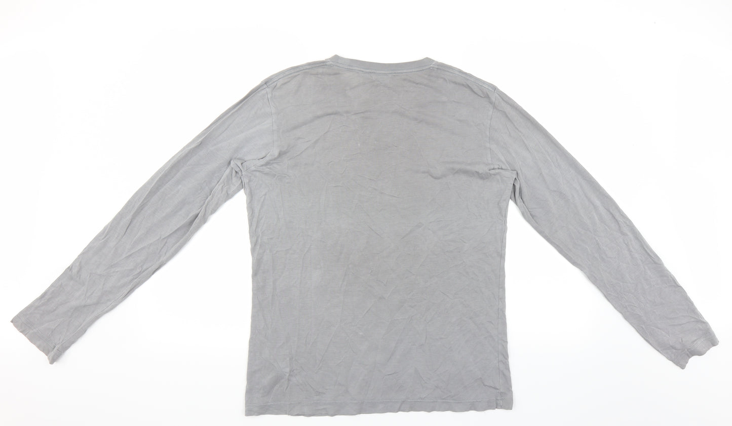 Uniqlo Mens Grey    T-Shirt Size M