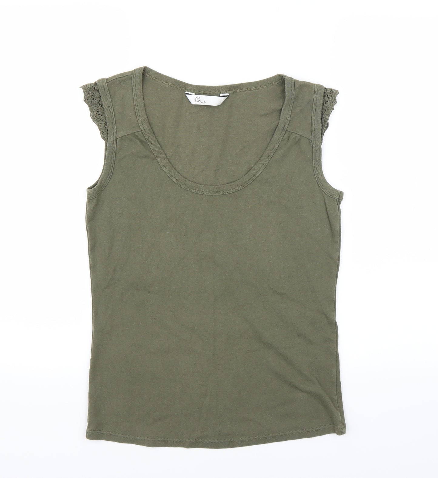 BHS Womens Green   Basic T-Shirt Size 14