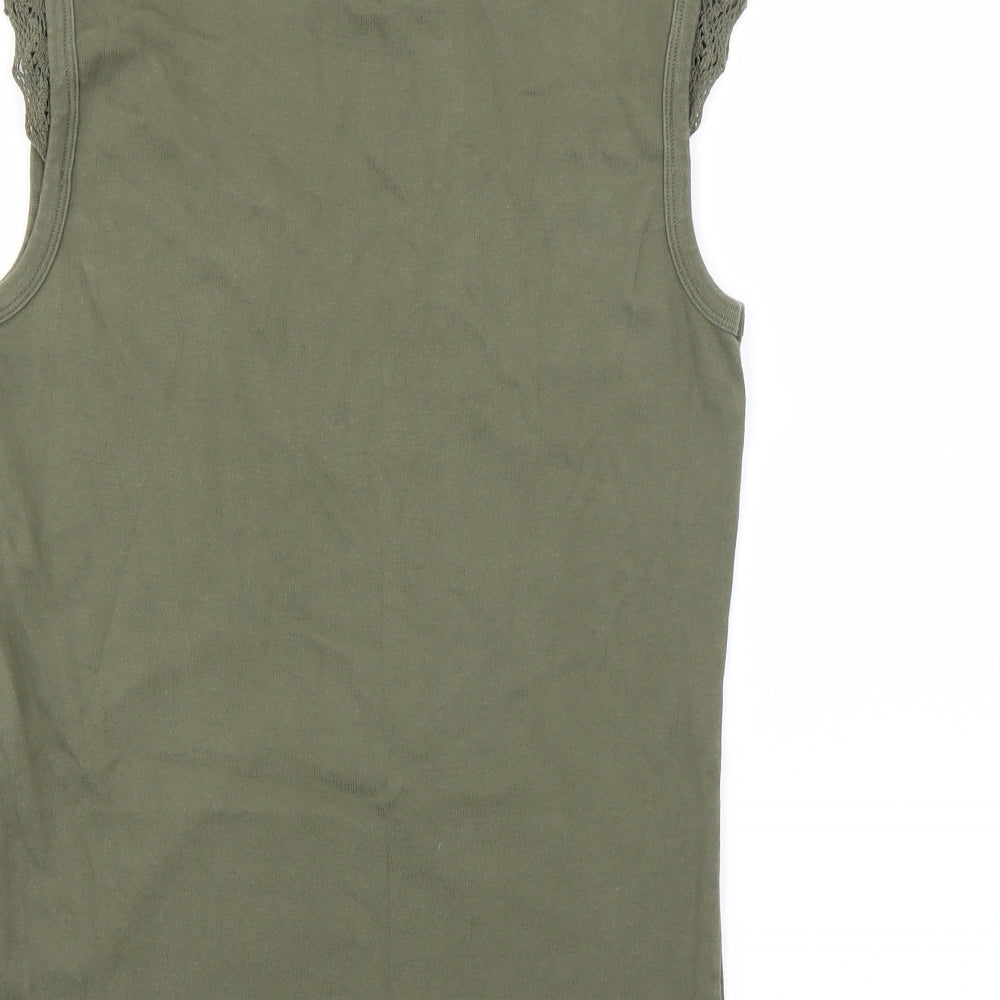 BHS Womens Green   Basic T-Shirt Size 14