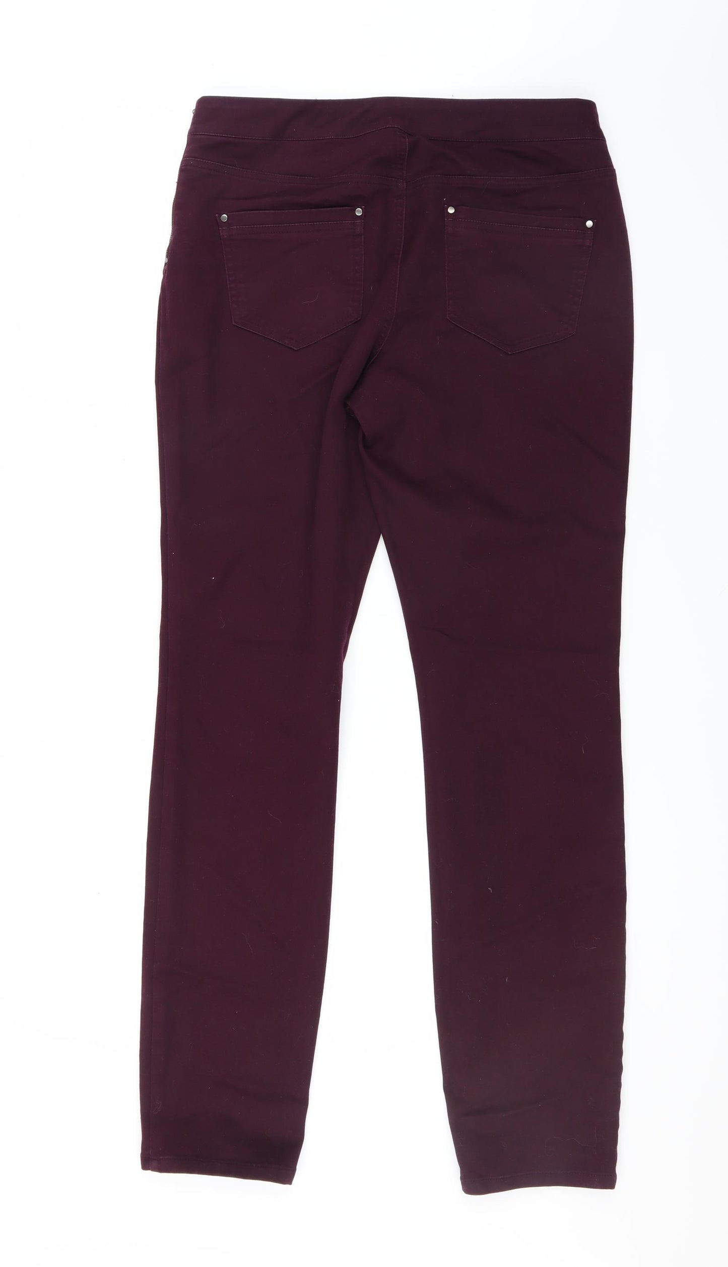 Wallis Womens Purple   Trousers  Size 12 L30 in