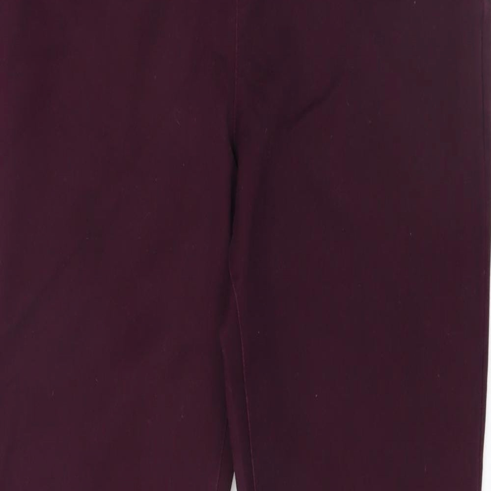 Wallis Womens Purple   Trousers  Size 12 L30 in