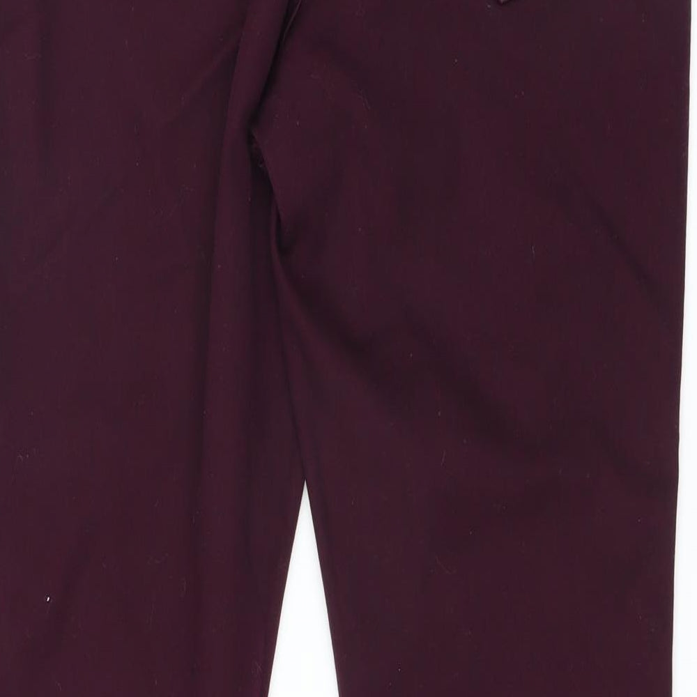 Wallis Womens Purple   Trousers  Size 12 L30 in