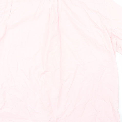 Marks and Spencer Mens Pink    Button-Up Size L