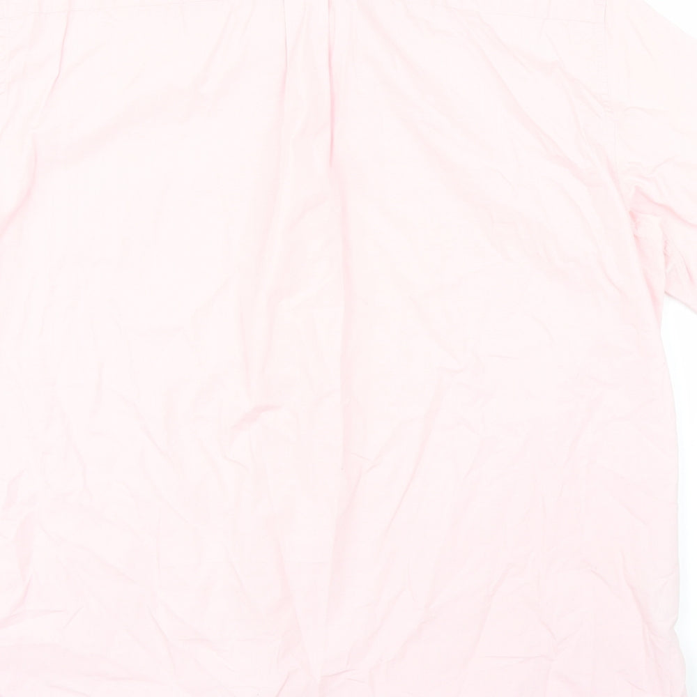 Marks and Spencer Mens Pink    Button-Up Size L