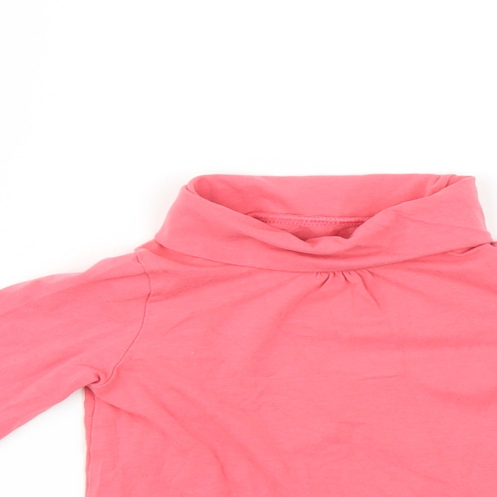 H&M Girls Pink   Pullover T-Shirt Size 4-5 Years