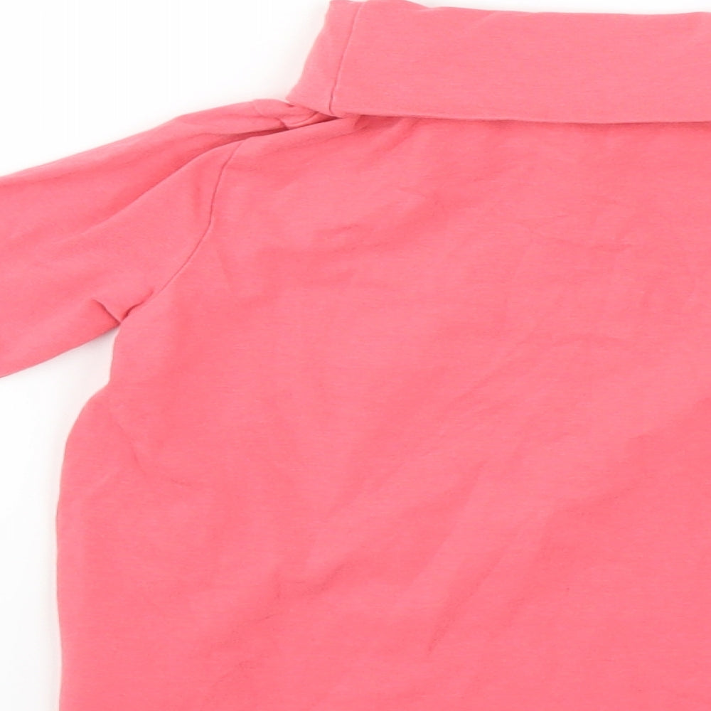 H&M Girls Pink   Pullover T-Shirt Size 4-5 Years