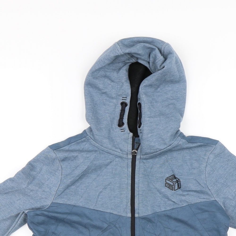 F&F Boys Blue   Full Zip Hoodie Size 8-9 Years