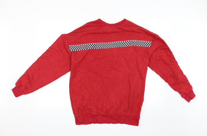 Primark Womens Red Pullover Sweatshirt Size 2XS