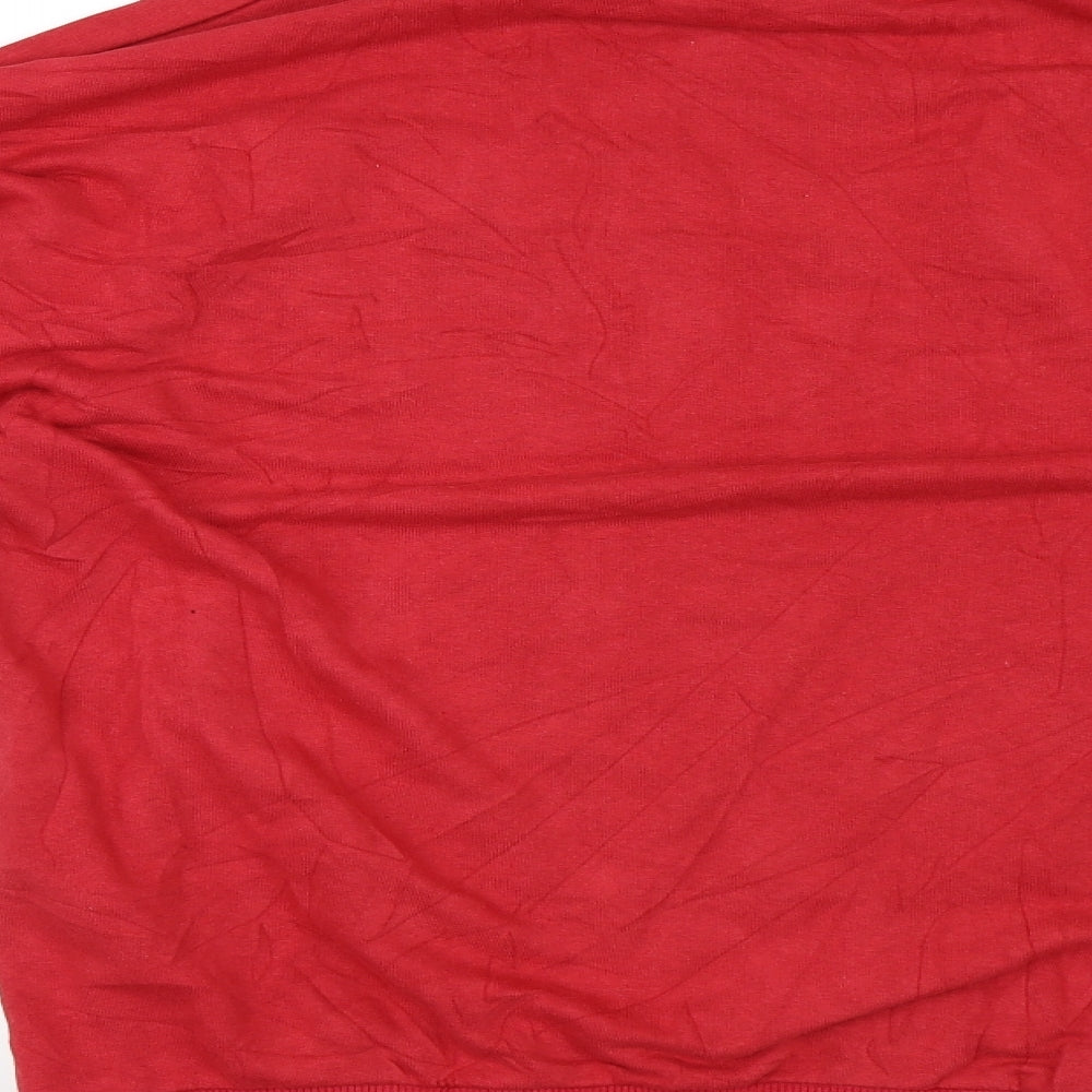Primark Womens Red   Pullover Sweatshirt Size 2XS