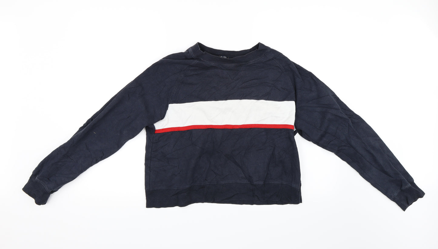 J Galt Womens Blue   Pullover Sweatshirt Size S