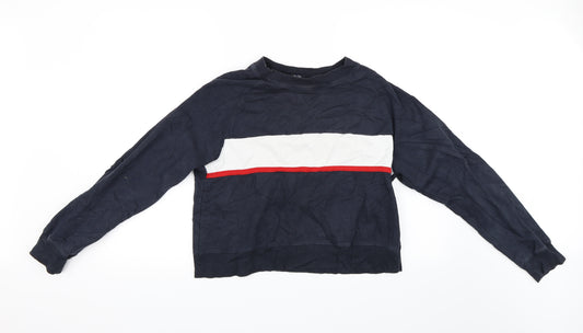 J Galt Womens Blue   Pullover Sweatshirt Size S