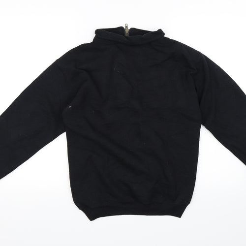 New Look Mens Black   Henley Sweatshirt Size XS
