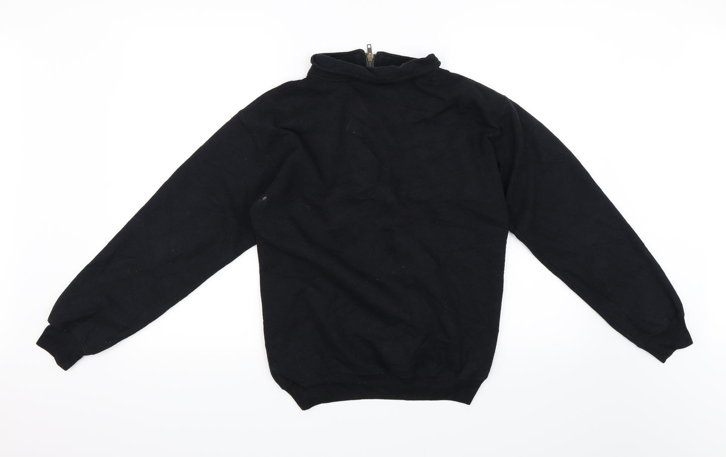 New Look Mens Black   Henley Sweatshirt Size XS