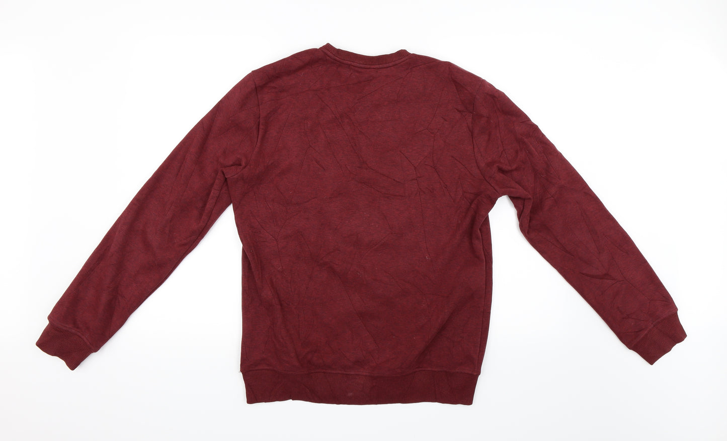 Empolham Mens Red   Pullover Sweatshirt Size L