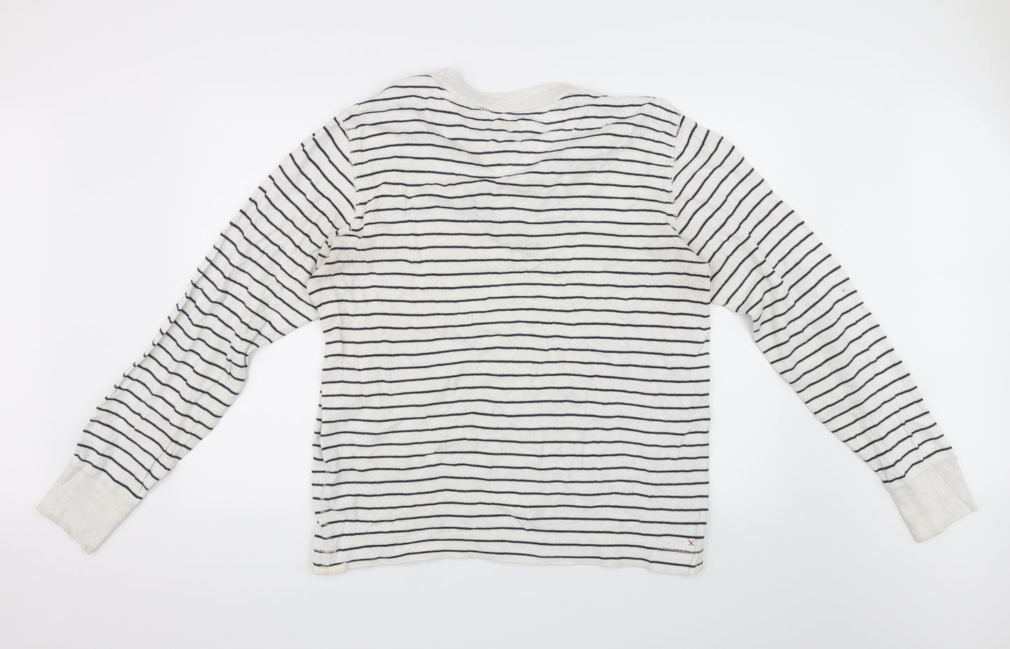 Fat Face Mens Ivory Striped   T-Shirt Size M
