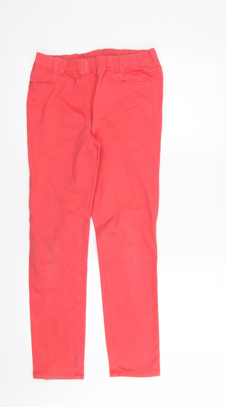 George Womens Red Denim Jegging Jeans Size 10 L27 in - Short leg