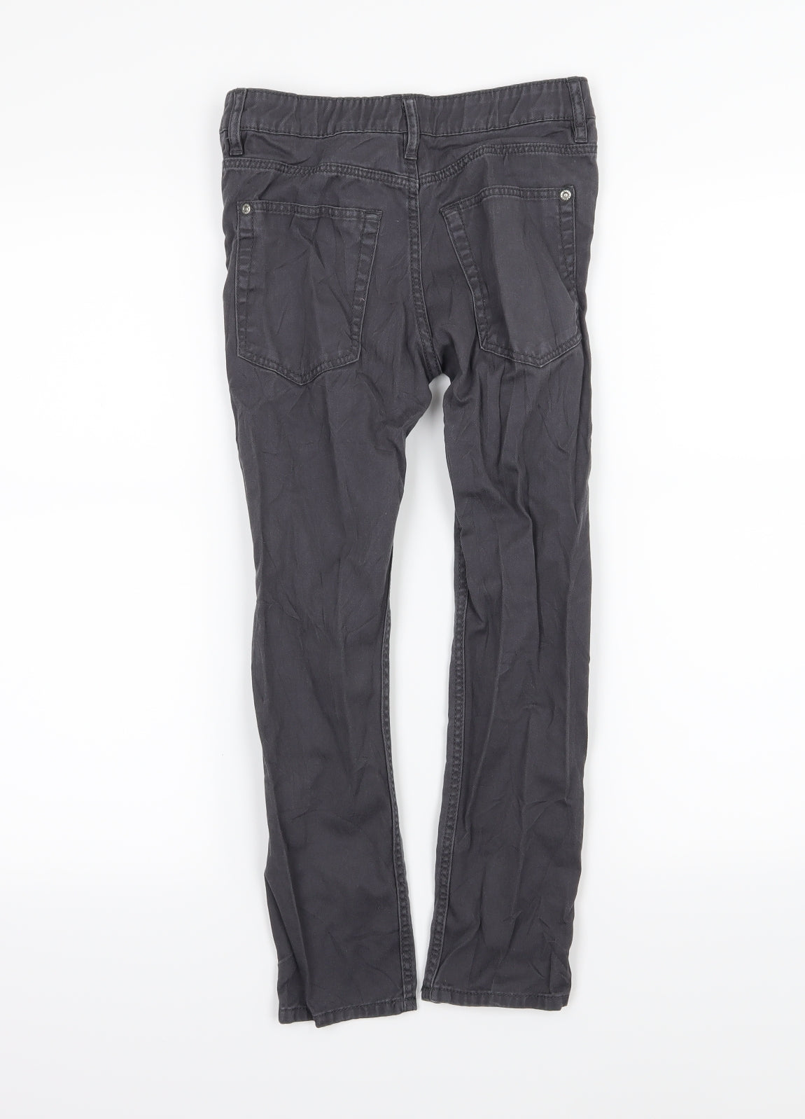 H&M Boys Grey  Denim Straight Jeans Size 8-9 Years