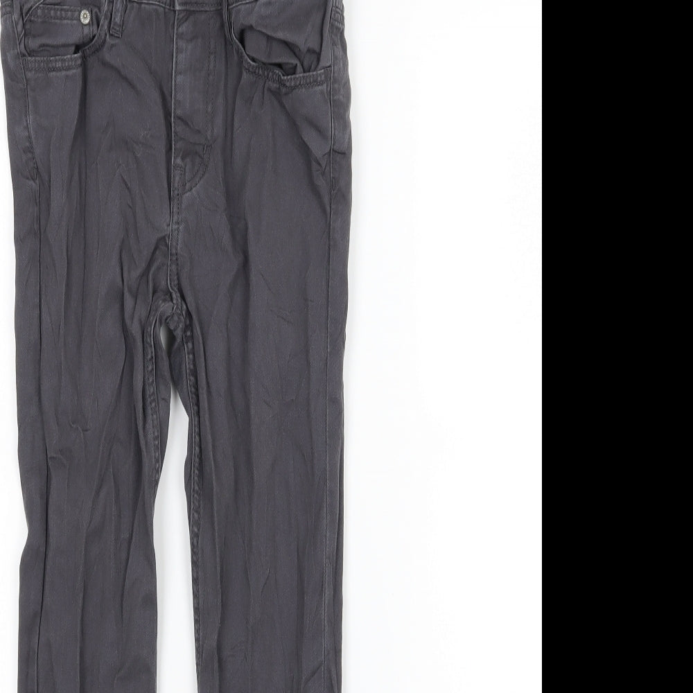 H&M Boys Grey  Denim Straight Jeans Size 8-9 Years