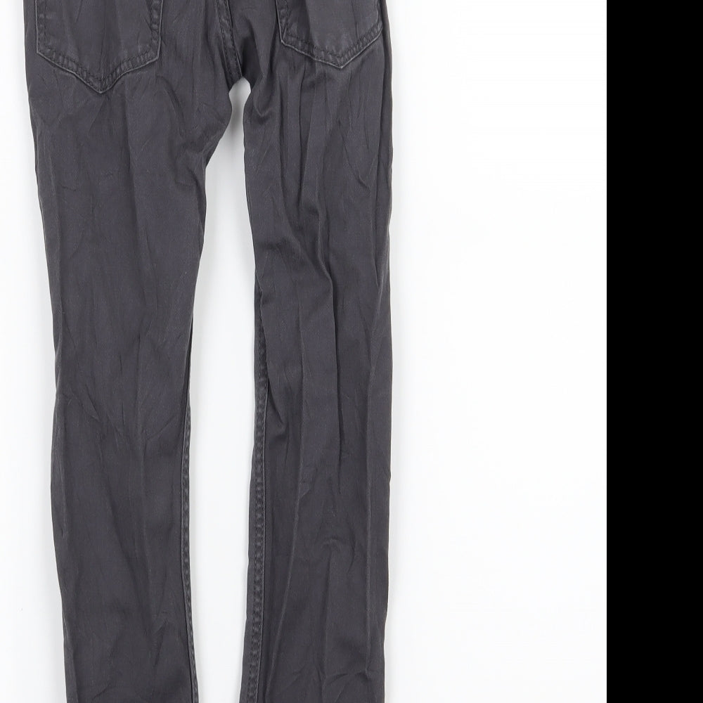 H&M Boys Grey  Denim Straight Jeans Size 8-9 Years