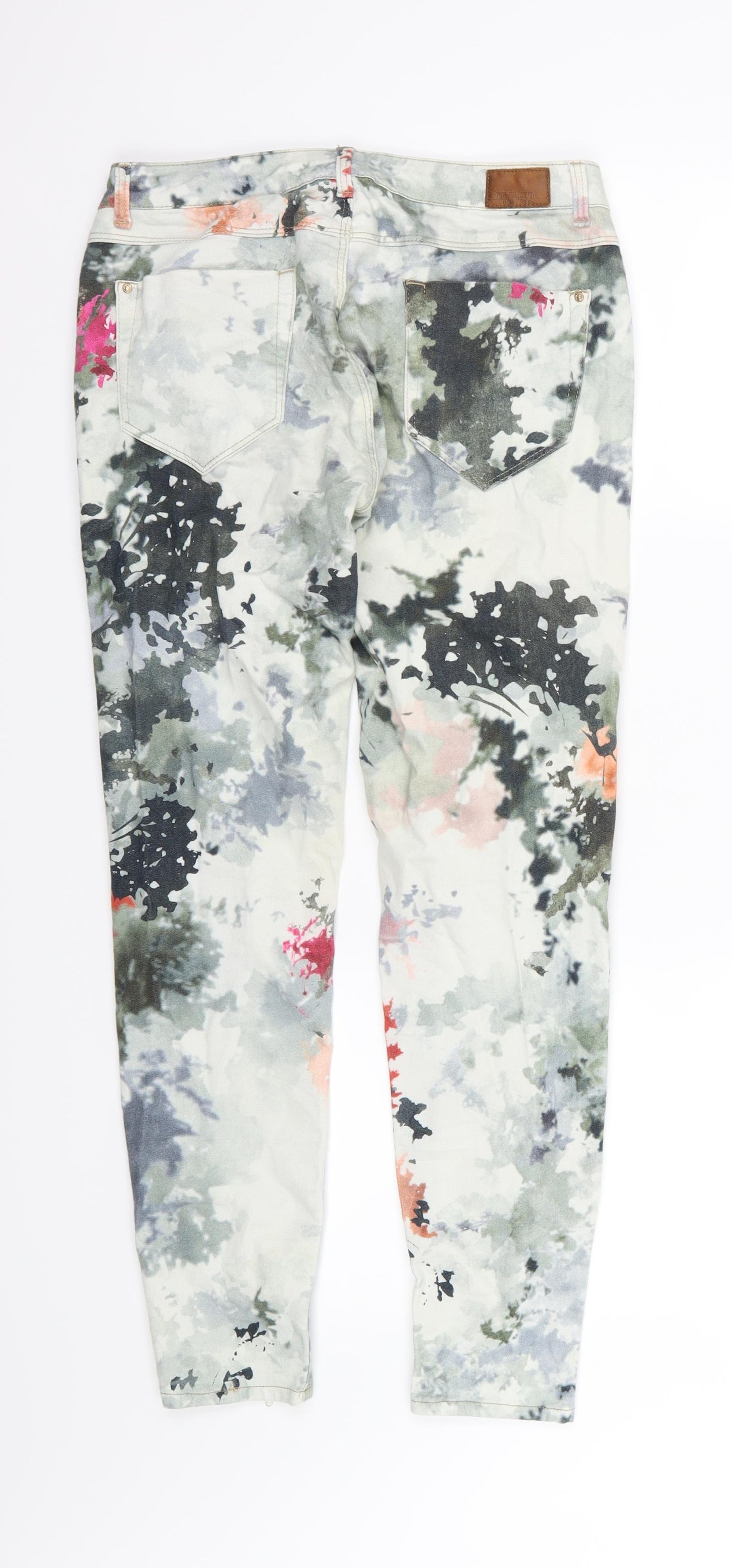 Zara Womens Multicoloured  Denim Skinny Jeans Size 12 L28 in
