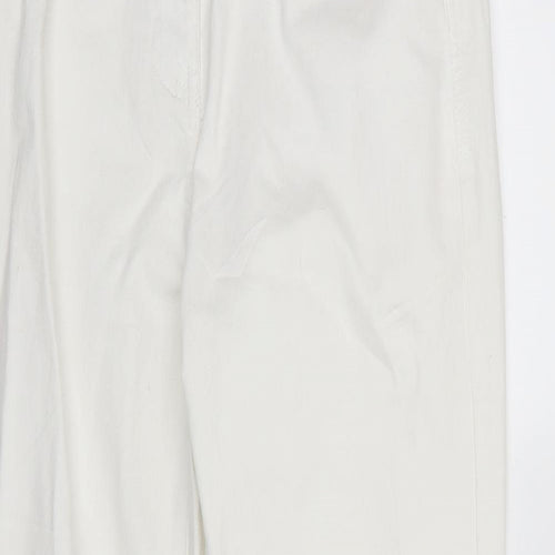 TU Womens White  Denim Straight Jeans Size 14 L28 in