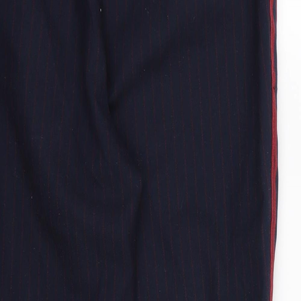 Zara Womens Blue Striped  Trousers  Size M L25 in