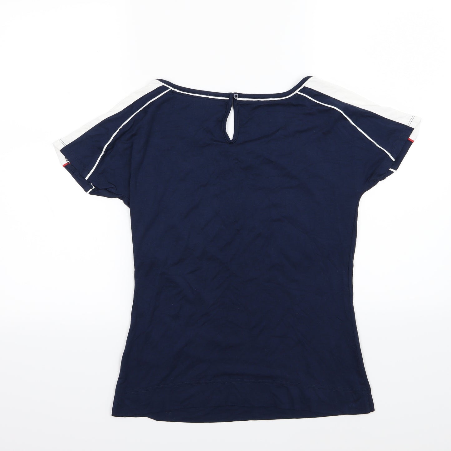 BMW Womens Blue  Rayon Basic T-Shirt Size M  - Sauber F1 Team