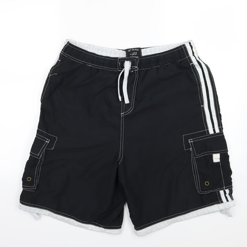 Jet Black Mens Black   Sweat Shorts Size XL - Swimming