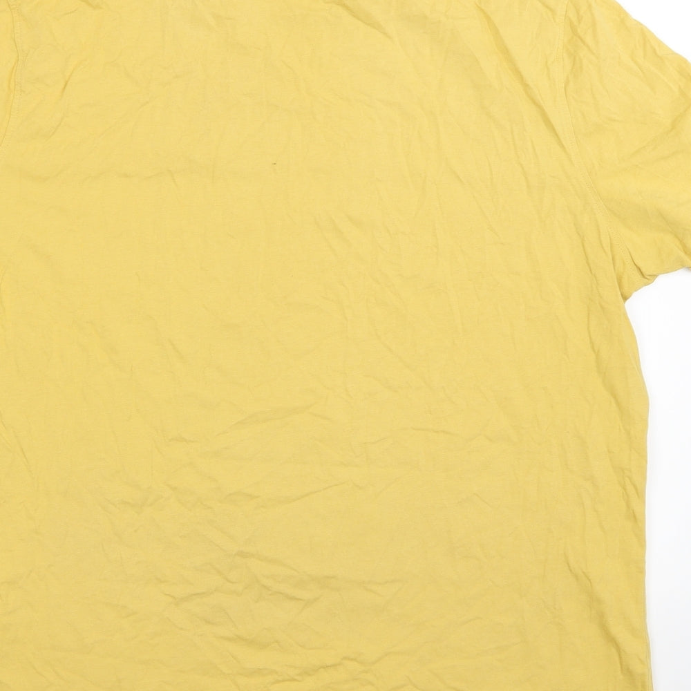 Marks and Spencer Mens Yellow  Jersey  T-Shirt Size 2XL