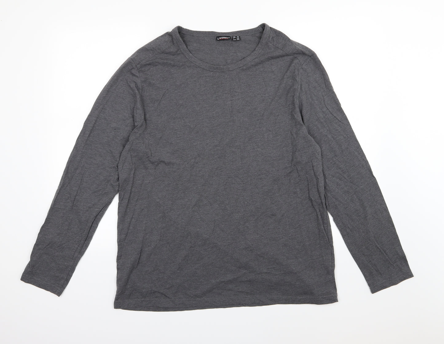 Livergy Mens Grey  Jersey  T-Shirt Size XL