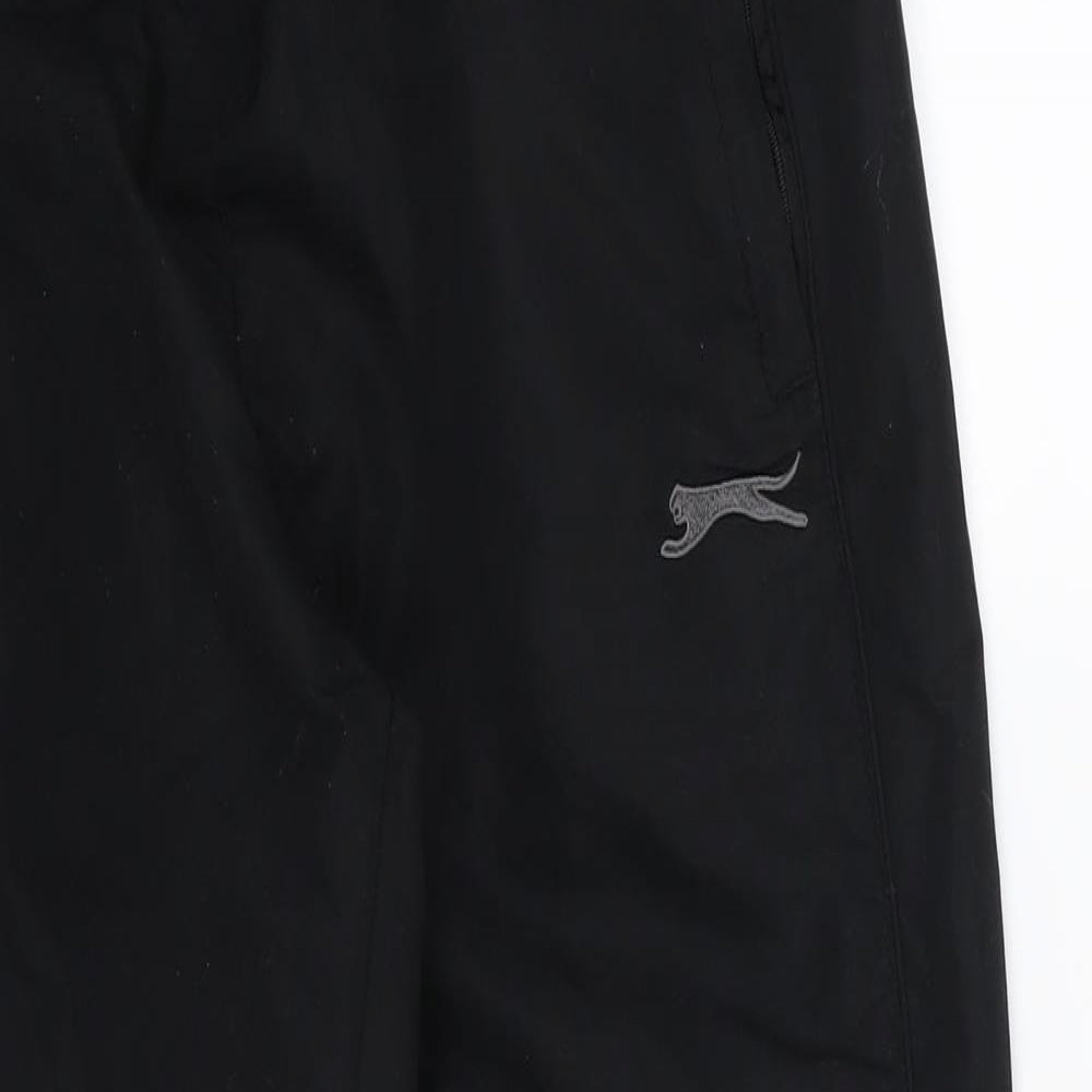 Slazenger Mens Black   Jogger Trousers Size S L27 in