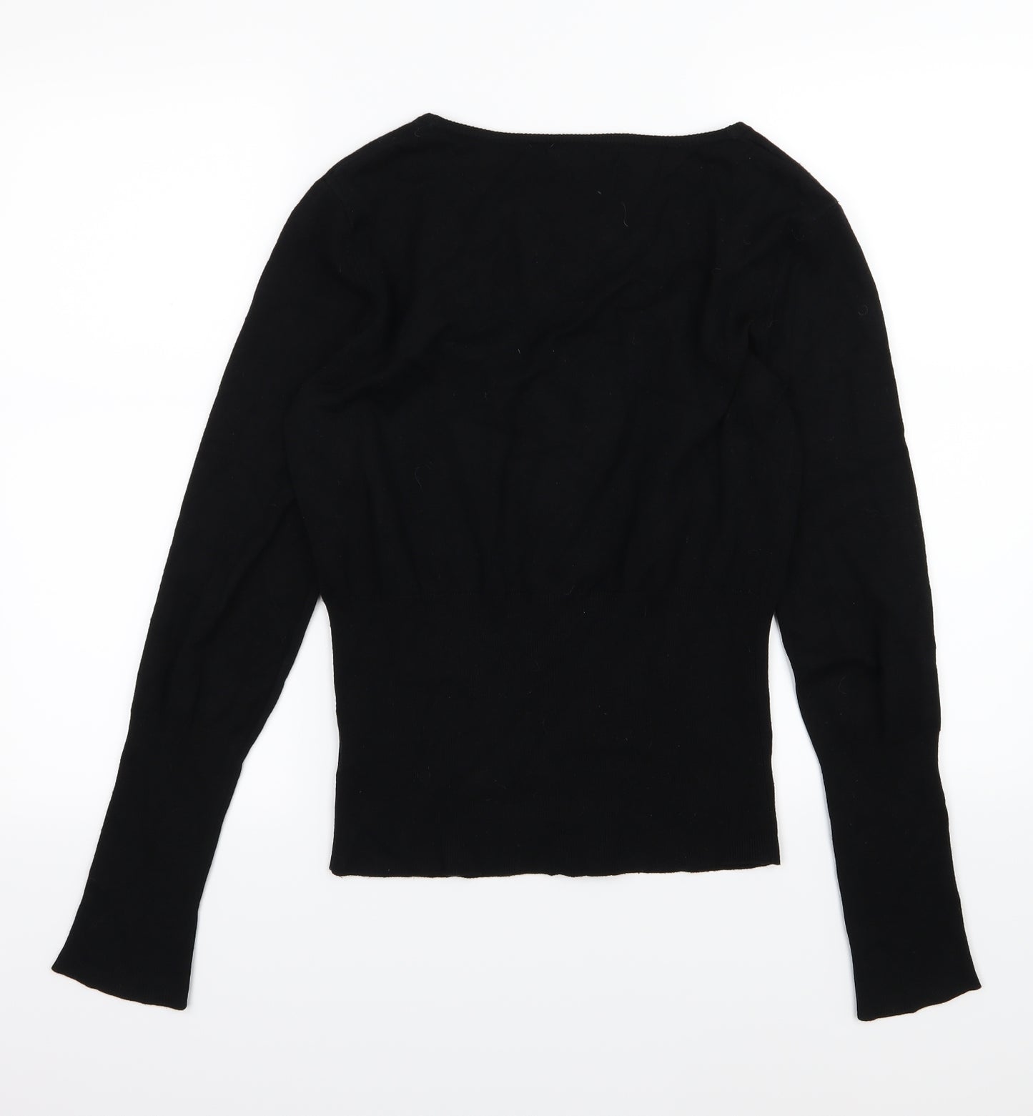 Saint Tropez Clothing Womens Black  Knit Cardigan Jumper Size L
