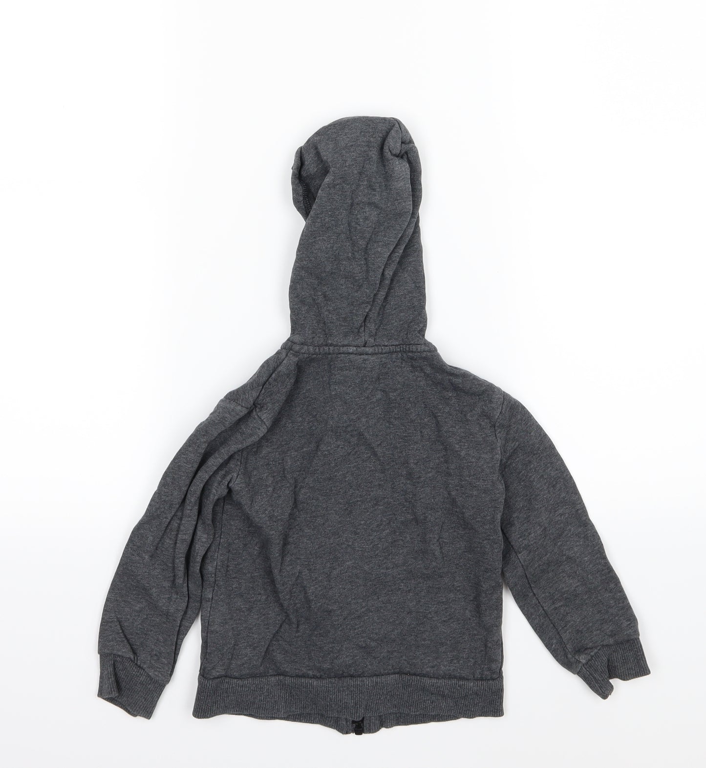 H&M Boys Grey  Jersey Full Zip Hoodie Size 2-3 Years