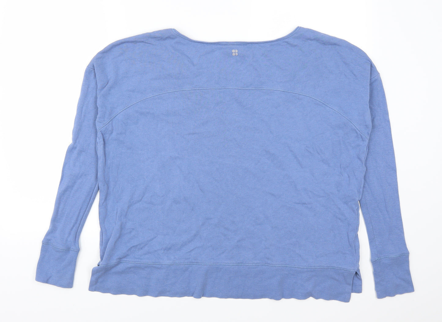 Sweaty Betty Womens Blue   Pullover Sweatshirt Size M