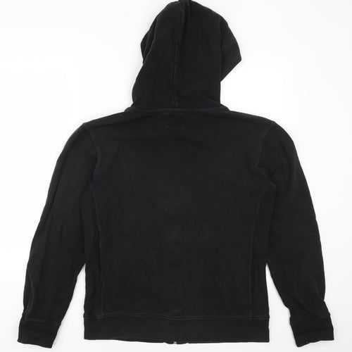 Zara Man Mens Black   Full Zip Hoodie Size XL