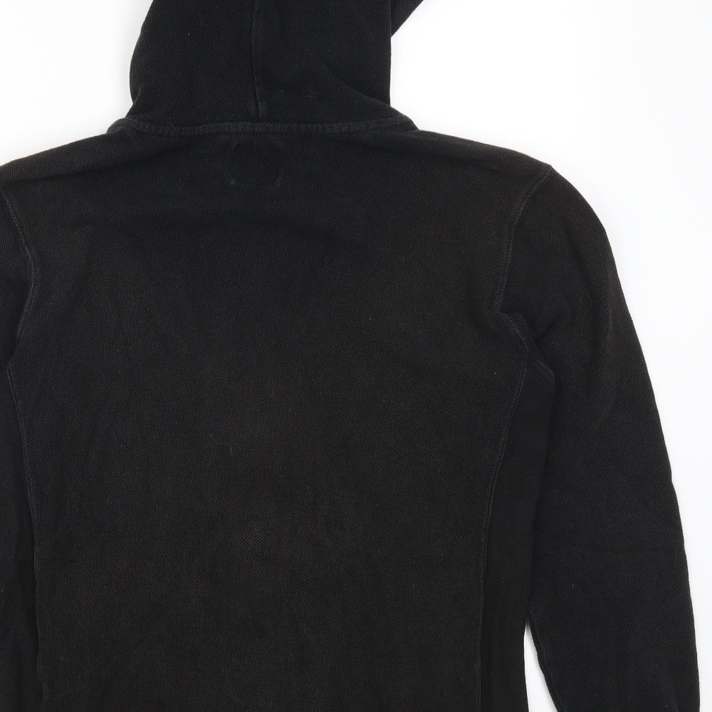 Zara Man Mens Black   Full Zip Hoodie Size XL