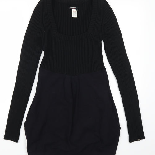 Miss Sixty Womens Black   Jumper Dress  Size M