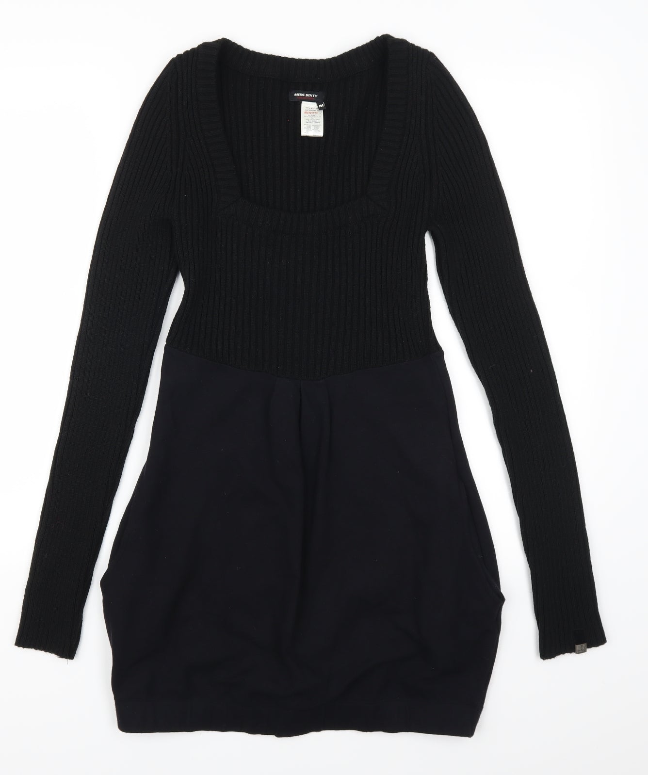 Miss Sixty Womens Black   Jumper Dress  Size M