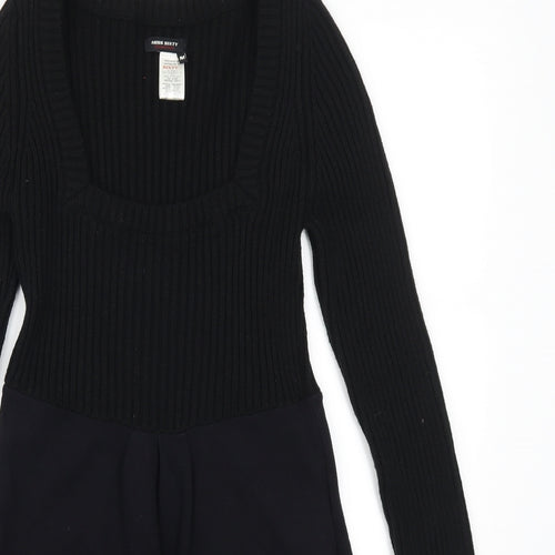 Miss Sixty Womens Black   Jumper Dress  Size M