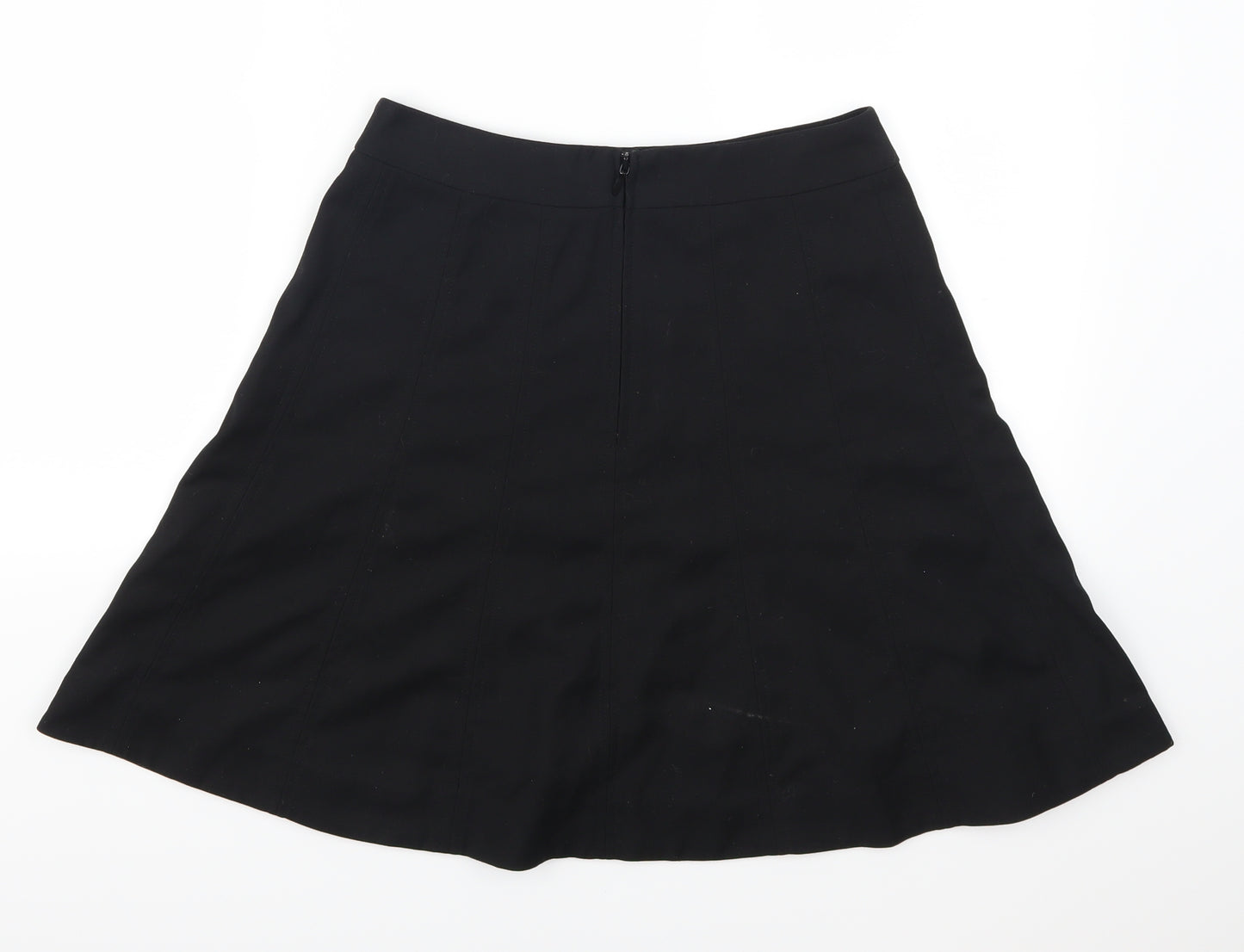 H&M Womens Black   Skater Skirt Size 8