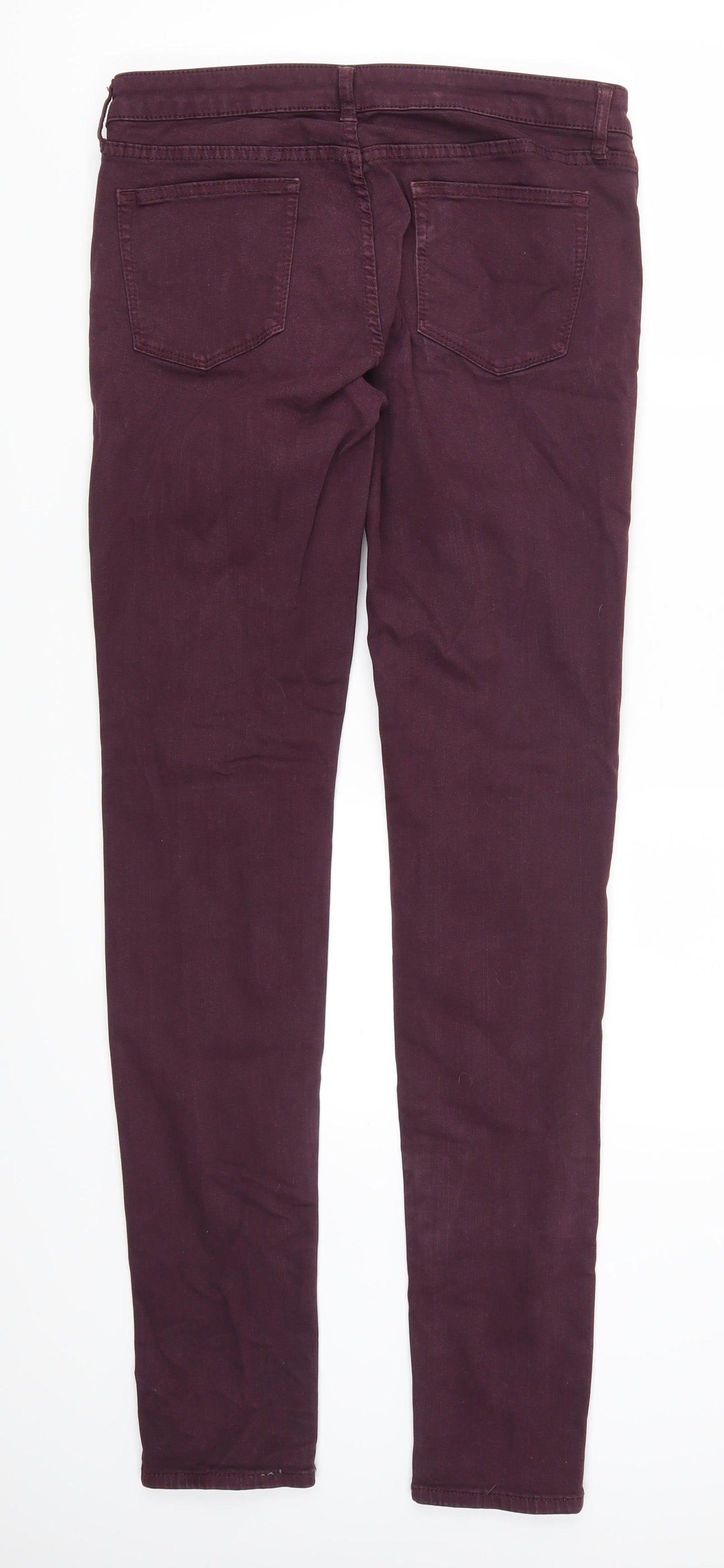 Uniqlo Womens Purple  Denim Skinny Jeans Size 28 in L33 in