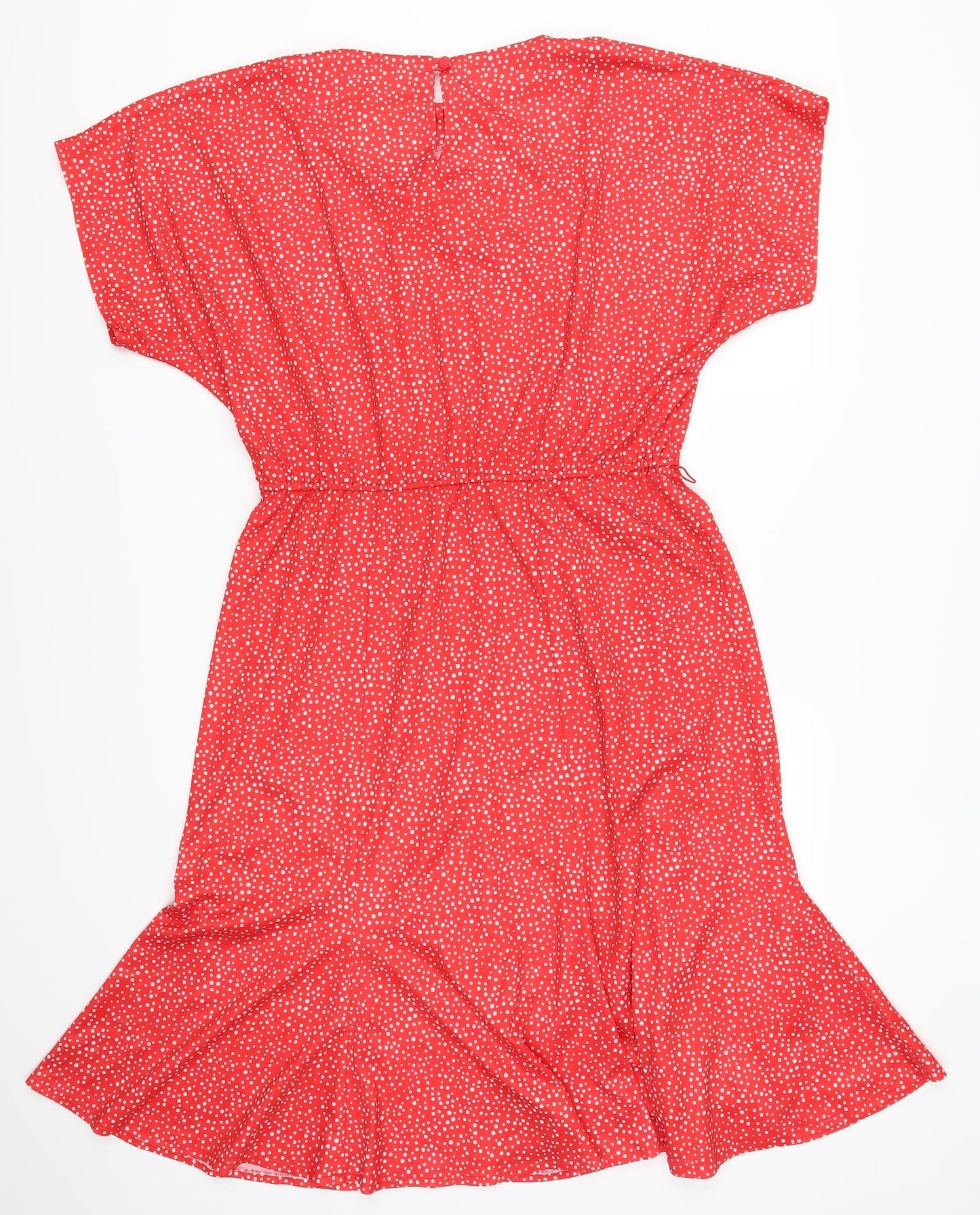Preworn Womens Red Polka Dot  Trapeze & Swing  Size 18