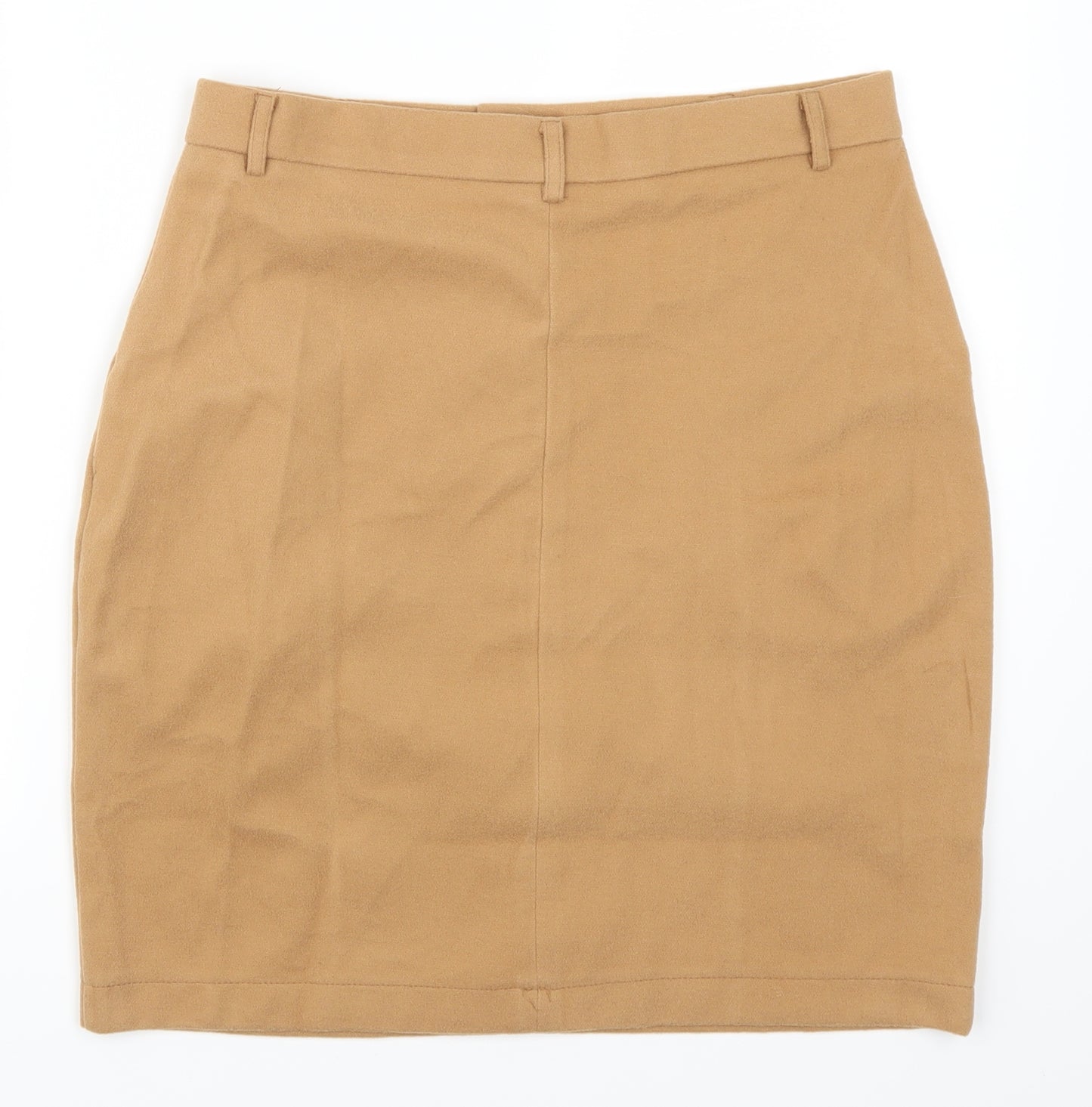 Preworn Womens Beige   Straight & Pencil Skirt Size 30 in