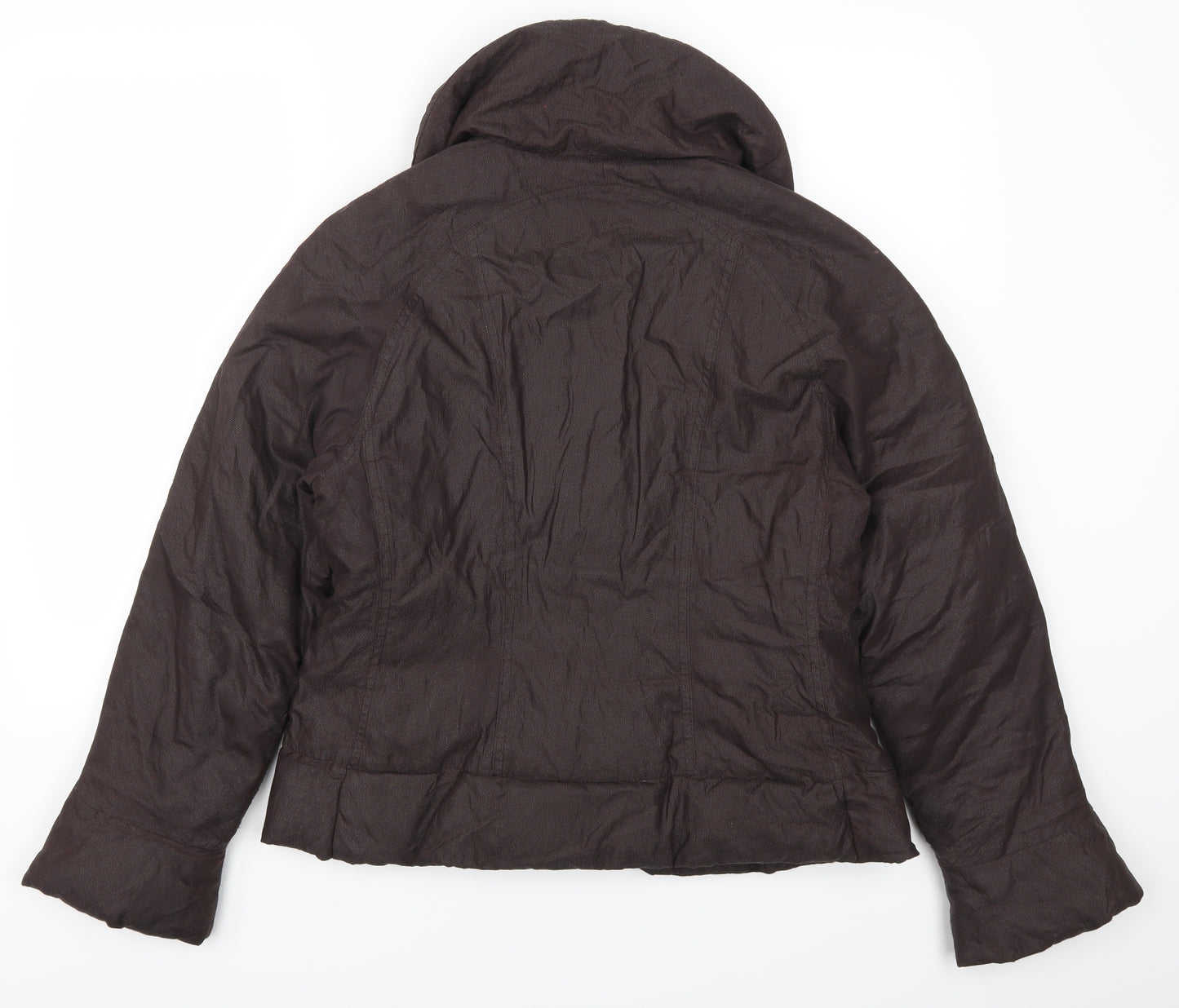 Per Una Womens Brown   Overcoat Coat Size M