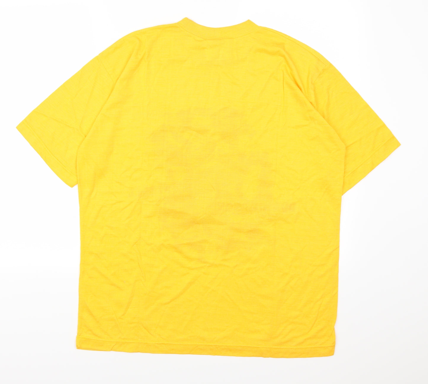 Cromwells Mens Yellow    T-Shirt Size M  - Don Hutson USA Football