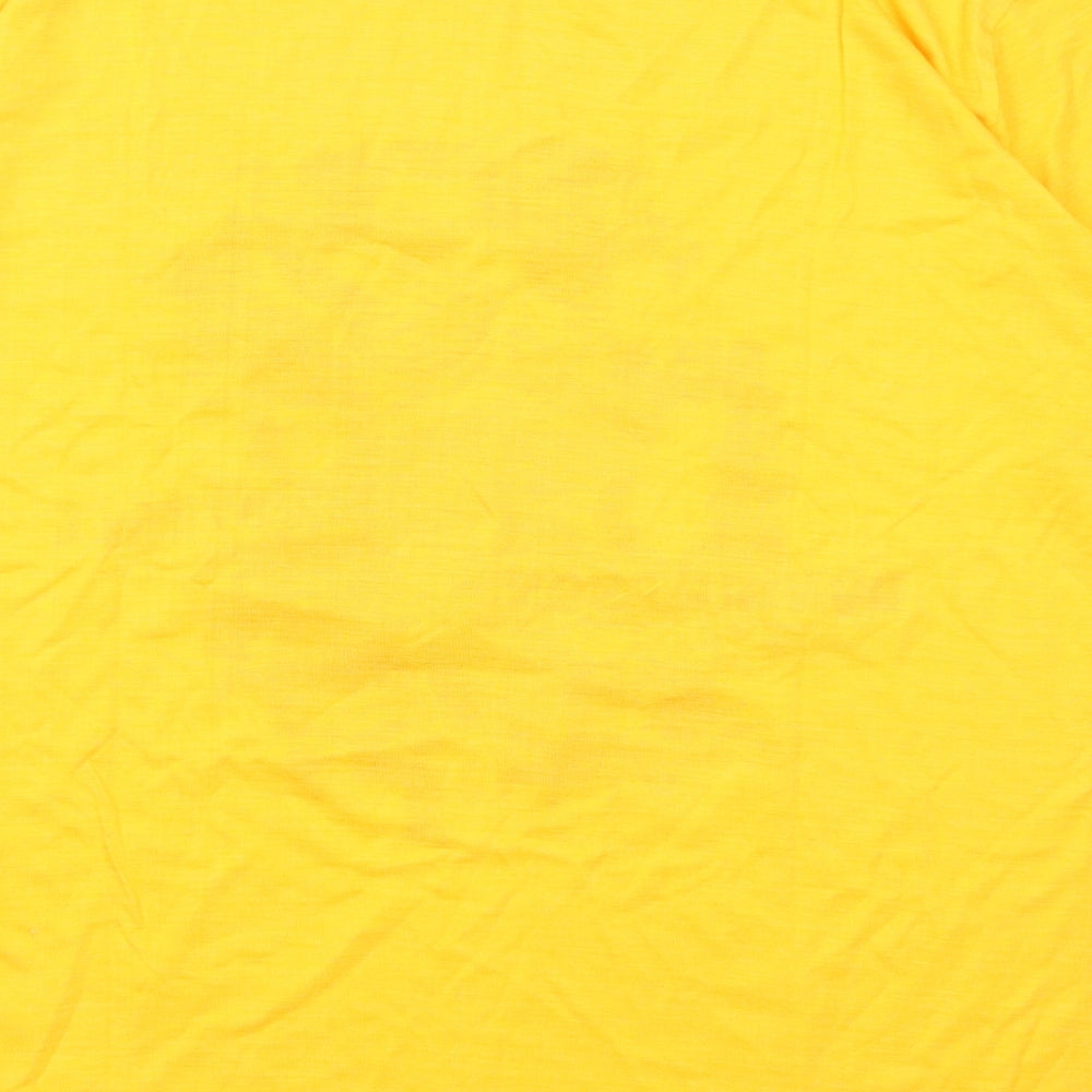 Cromwells Mens Yellow    T-Shirt Size M  - Don Hutson USA Football