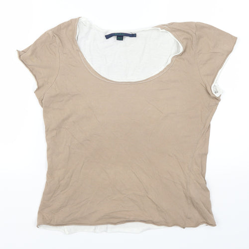 Boden Womens Brown   Basic T-Shirt Size 12